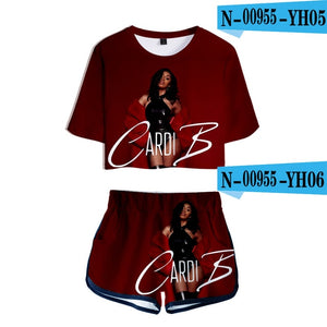 Blusa e Short Feminino - EXCLUSIVO Tema Hip Hop