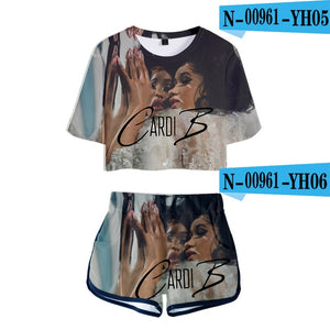 Blusa e Short Feminino - EXCLUSIVO Tema Hip Hop