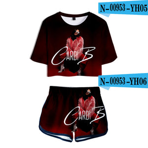 Blusa e Short Feminino - EXCLUSIVO Tema Hip Hop