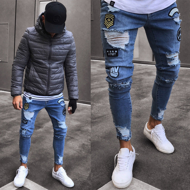 Skinny Slim - Calça Jeans  Masculina